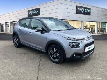 SPOTICAR Citroën C3 Puretech 83 Ch Bvm5 Plus Occasion - Citadine Essence Gris - Mont De Marsan - 1203673864_3