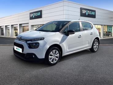 SPOTICAR Citroën C3 1.2 Puretech 83ch S&s  Feel Business Occasion - Citadine Essence Blanc Banquise (o) - Reims - 1203679220_1