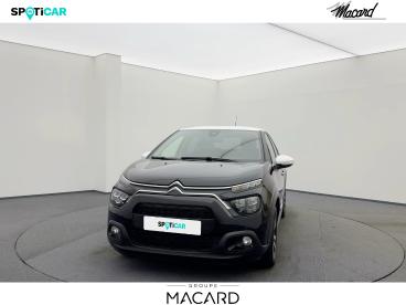SPOTICAR Citroën C3 1.5 Bluehdi 100ch S&s Shine E6.d Occasion - Citadine Diesel Noir Perla Nera (n) - Blanc Opale - Castelsarrasin - 1203680753_2