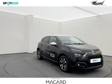 SPOTICAR Citroën C3 1.5 Bluehdi 100ch S&s Shine E6.d Occasion - Citadine Diesel Noir Perla Nera (n) - Blanc Opale - Castelsarrasin - 1203680753_3