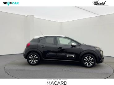 SPOTICAR Citroën C3 1.5 Bluehdi 100ch S&s Shine E6.d Occasion - Citadine Diesel Noir Perla Nera (n) - Blanc Opale - Castelsarrasin - 1203680753_4