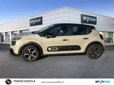 SPOTICAR Citroën C3 1.2 Puretech 83ch S&s Shine Occasion - Citadine Essence Sable (n) - Noir Onyx - Carpentras - 1203682275_4
