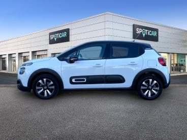 SPOTICAR Citroën C3 1.2 Puretech 110ch S&s Shine Eat6 Occasion - Citadine Essence Blanc Banquise (o) - Reims - 1203686083_4