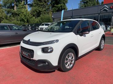 SPOTICAR Citroën C3 Bluehdi 100 Bvm6 Feel 5 Portes Occasion - Citadine Diesel Blanc - Ambert - 1203688328_3