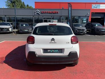 SPOTICAR Citroën C3 Bluehdi 100 Bvm6 Feel 5 Portes Occasion - Citadine Diesel Blanc - Ambert - 1203688328_4