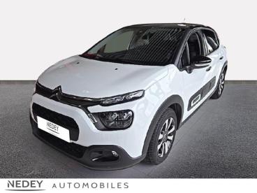 SPOTICAR Citroën C3 1.2 Puretech 83ch S&s Shine Occasion - Citadine Essence Blanc Banquise (o) - Noir Perla Nera - Voujeaucourt - 1203695073_1