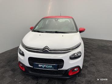 SPOTICAR Citroën C3 Puretech 82 S&s Bvm5 Shine Occasion - Citadine Essence Blanc - Brie comte robert - 1203702436_2