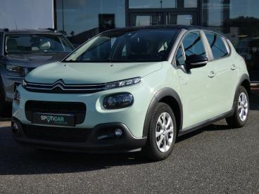 SPOTICAR Citroën C3 Puretech 82 S&s Bvm Graphic Occasion - Citadine Essence Vert - Saint Germain Laprade - 1203706295_2