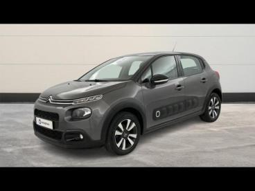 SPOTICAR Citroën C3 Puretech 82ch Shine S&s E6.d Occasion - Citadine Essence Gris Platinium - Noir Onyx - Compiegne - 1203707136_1