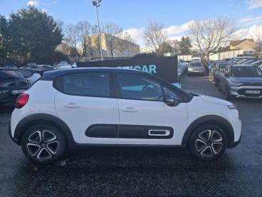 SPOTICAR Citroën C3 1.2 Puretech 83ch S&s Shine Occasion - Citadine Essence Blanc Banquise (o) - Bleu Emeraude - Chambourcy - 1203711462_2