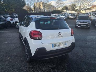 SPOTICAR Citroën C3 1.2 Puretech 83ch S&s Shine Occasion - Citadine Essence Blanc Banquise (o) - Bleu Emeraude - Chambourcy - 1203711462_4