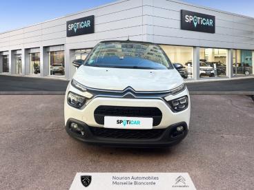 SPOTICAR Citroën C3 Puretech 83 S&s Bvm Shine Occasion - Citadine Essence Blanc - Marseille - 1203712157_2