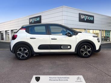 SPOTICAR Citroën C3 Puretech 83 S&s Bvm Shine Occasion - Citadine Essence Blanc - Marseille - 1203712157_4