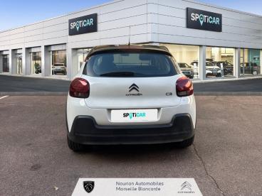 SPOTICAR Citroën C3 Puretech 83 S&s Bvm Shine Occasion - Citadine Essence Blanc - Marseille - 1203712157_5