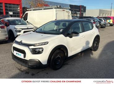 SPOTICAR Citroën C3 1.2 Puretech 83ch S&s Feel 122-123g Occasion - Citadine Essence Blanc Banquise - Saint Memmie - 1203713318_1
