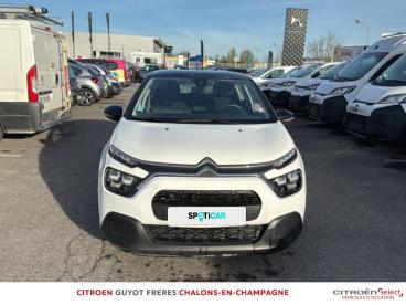 SPOTICAR Citroën C3 1.2 Puretech 83ch S&s Feel 122-123g Occasion - Citadine Essence Blanc Banquise - Saint Memmie - 1203713318_2
