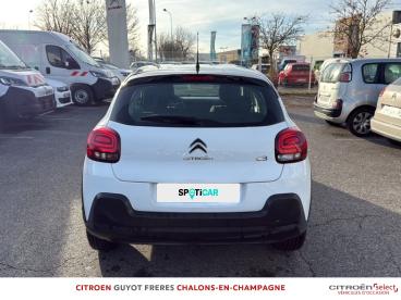 SPOTICAR Citroën C3 1.2 Puretech 83ch S&s Feel 122-123g Occasion - Citadine Essence Blanc Banquise - Saint Memmie - 1203713318_5