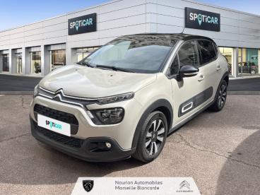 SPOTICAR Citroën C3 Puretech 83 Bvm Max Occasion - Citadine Essence Beige - Marseille - 1203713812_1