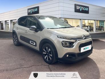 SPOTICAR Citroën C3 Puretech 83 Bvm Max Occasion - Citadine Essence Beige - Marseille - 1203713812_3