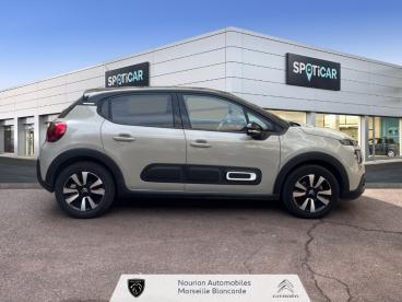 SPOTICAR Citroën C3 Puretech 83 Bvm Max Occasion - Citadine Essence Beige - Marseille - 1203713812_4