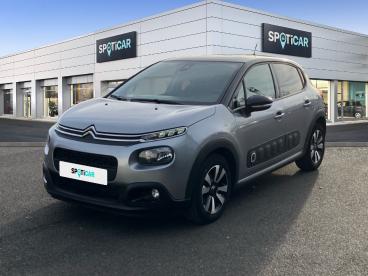 SPOTICAR Citroën C3 1.2 Puretech 110ch S&s Shine Eat6 137g Occasion - Citadine Essence Blanc Banquise (o) - Moulins - 1203718420_1