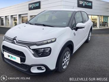 SPOTICAR Citroën C3 1.2 Puretech 83ch S&s You! Occasion - Citadine Essence Blanc Banquise (o) - Belleville Sur Meuse - 1203719091_1