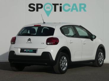 SPOTICAR Citroën C3 Bluehdi 100 S&s Bvm Feel Occasion - Citadine Diesel Blanc - Montrond Les Bains - 1203722806_3