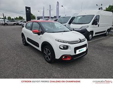 SPOTICAR Citroën C3 Puretech 110ch Graphic S&s E6.d Occasion - Citadine Essence Blanc Banquise - Rouge Aden - Saint Memmie - 1203726951_3