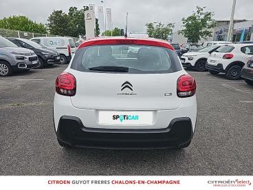 SPOTICAR Citroën C3 Puretech 110ch Graphic S&s E6.d Occasion - Citadine Essence Blanc Banquise - Rouge Aden - Saint Memmie - 1203726951_5