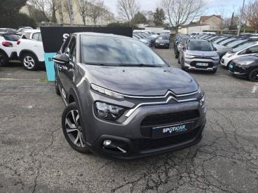 SPOTICAR Citroën C3 1.2 Puretech 83ch S&s Shine Pack 123g Occasion - Citadine Essence Gris Platinium (m) - Noir Onyx - Chambourcy - 1203732519_1