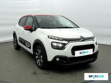 SPOTICAR Citroën C3 1.2 Puretech 83ch S&s Shine Occasion - Citadine Essence Blanc Banquise - Eybens - 1203732574_3
