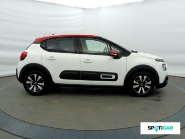 SPOTICAR Citroën C3 1.2 Puretech 83ch S&s Shine Occasion - Citadine Essence Blanc Banquise - Eybens - 1203732574_4