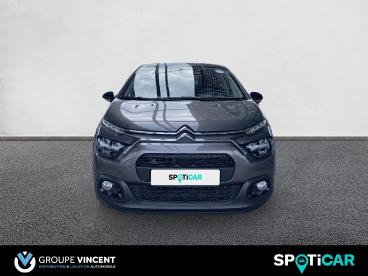 SPOTICAR Citroën C3 Puretech 83ch Max Occasion - Citadine Essence Gris Platinium (métallisé) - Saint Doulchard - 1203733697_2