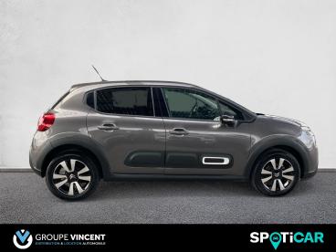 SPOTICAR Citroën C3 Puretech 83ch Max Occasion - Citadine Essence Gris Platinium (métallisé) - Saint Doulchard - 1203733697_4
