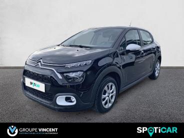 SPOTICAR Citroën C3 Puretech 83ch You Occasion - Citadine Essence Ktv Noir Perla Nera - Saint Doulchard - 1203733727_1