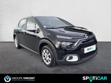 SPOTICAR Citroën C3 Puretech 83ch You Occasion - Citadine Essence Ktv Noir Perla Nera - Saint Doulchard - 1203733727_3