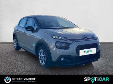 SPOTICAR Citroën C3 Bluehdi 100ch You Occasion - Citadine Diesel Sable (nacré) - Saint Doulchard - 1203733783_3