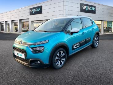 SPOTICAR Citroën C3 1.2 Puretech 83ch S&s Shine Occasion - Citadine Essence Spring Blue (m) - Charleville Mezieres - 1203734587_1