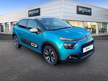 SPOTICAR Citroën C3 1.2 Puretech 83ch S&s Shine Occasion - Citadine Essence Spring Blue (m) - Charleville Mezieres - 1203734587_3