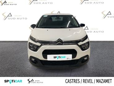 SPOTICAR Citroën C3 Puretech 83 S&s Bvm5 Feel Pack Occasion - Citadine Essence Blanc - Castres - 1203735395_2