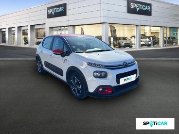 SPOTICAR Citroën C3 Bluehdi 100 S&s Bvm5 Graphic Occasion - Citadine Diesel Blanc Toit Rouge - Talange - 1203736640_3