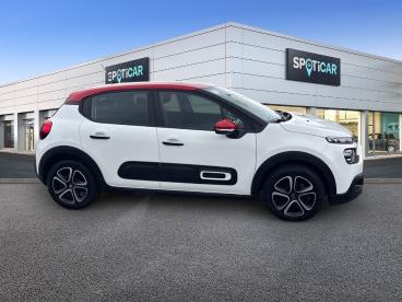 SPOTICAR Citroën C3 1.2 Puretech 110ch S&s Shine Eat6 Occasion - Citadine Essence Blanc Banquise (o) - Reims - 1203737650_4