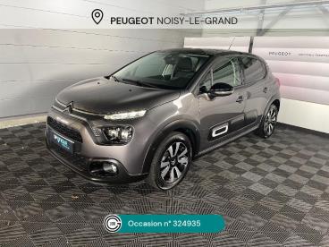 SPOTICAR Citroën C3 Puretech 83 S&s Bvm5 Shine Occasion - Citadine Essence Gris Fonce - Noisy Le Grand - 1203742846_1