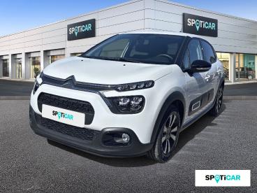 SPOTICAR Citroën C3 Puretech 83 Ch Bvm5 Max Occasion - Citadine Essence Blanc Banquise - Orange - 1203743504_1