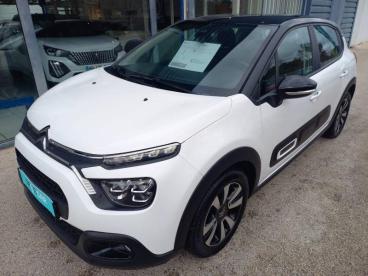 SPOTICAR Citroën C3 1.2 Puretech 83ch S&s Shine Occasion - Citadine Essence Blanc Banquise (o) - Noir Onyx - La Ciotat - 1203743815_1