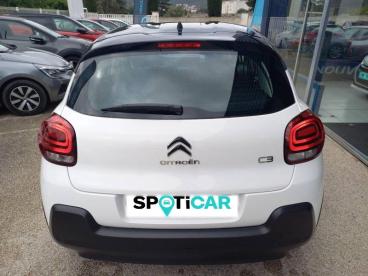 SPOTICAR Citroën C3 1.2 Puretech 83ch S&s Shine Occasion - Citadine Essence Blanc Banquise (o) - Noir Onyx - La Ciotat - 1203743815_4