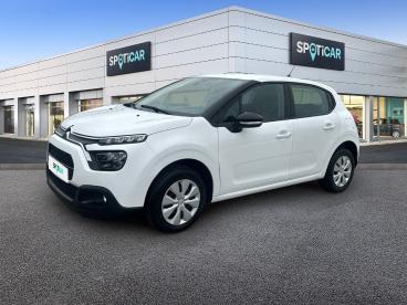 SPOTICAR Citroën C3 1.2 Puretech 83ch S&s  Feel Business Occasion - Citadine Essence Blanc Banquise (o) - Reims - 1203745261_1