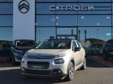 SPOTICAR Citroën C3 Puretech 82 S&s Bvm Shine Occasion - Citadine Essence Beige - Saint Germain Laprade - 1203749196_1