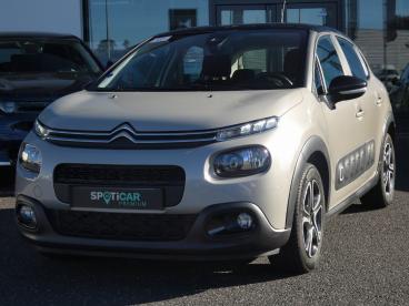 SPOTICAR Citroën C3 Puretech 82 S&s Bvm Shine Occasion - Citadine Essence Beige - Saint Germain Laprade - 1203749196_2
