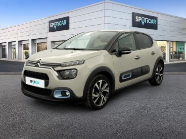SPOTICAR Citroën C3 Puretech 110 Eat6 Elle Occasion - Citadine Essence Sable - Montigny Le Bretonneux - 1203749842_1